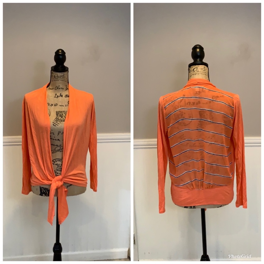 ⭐️ 7 for $25 ⭐️ Orange Blue Stripe Cardigan